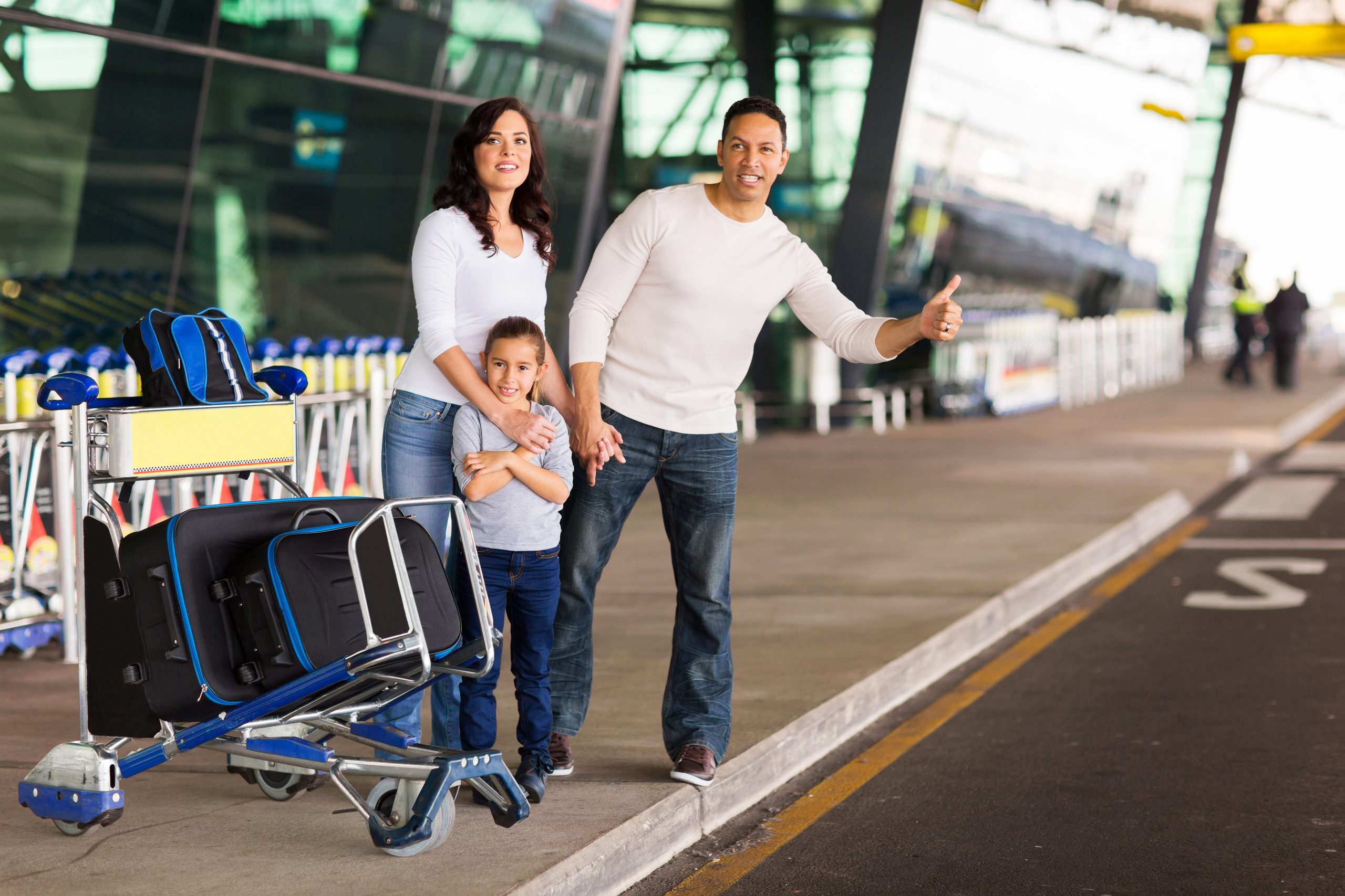 ophalen uit schiphol